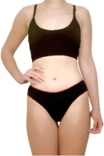 Chilot Brazilian bumbac, elastan, dantelă C1242 - imagine 14
