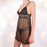 babydoll-negru-luan-lenjerie-intima-de-calitate