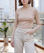 Bluza damă tip maletă din bumbac cu elastan, Slim Fit - Confort și stil pentru orice ocazie - imagine 10