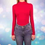 Bluza damă tip maletă din bumbac cu elastan, Slim Fit - Confort și stil pentru orice ocazie - imagine 6