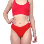Chilot Brazilian bumbac, elastan, dantelă C1242 - imagine 13
