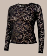 Bluză din Dantelă Elastică Slim Fit pentru Damă – Elegantă, Modernă și Versatilă - imagine 6
