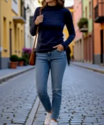 Bluza damă tip maletă din bumbac cu elastan, Slim Fit - Confort și stil pentru orice ocazie - imagine 18