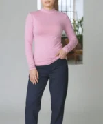 Bluza damă tip maletă din bumbac cu elastan, Slim Fit - Confort și stil pentru orice ocazie - imagine 11