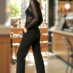 Bluză tip maletă din tull elastic – ușoară, feminină și versatilă - imagine 6
