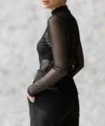 Bluză tip maletă din tull elastic – ușoară, feminină și versatilă - imagine 2