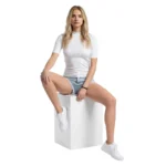 Bluză tip maletă, cu mânecă scurtă,Slimfit din bumbac elastic – confort și stil în fiecare zi - imagine 47