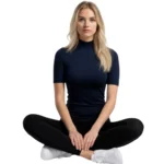 Bluză tip maletă, cu mânecă scurtă,Slimfit din bumbac elastic – confort și stil în fiecare zi - imagine 38