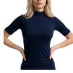 Bluză tip maletă, cu mânecă scurtă,Slimfit din bumbac elastic – confort și stil în fiecare zi - imagine 35