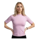 Bluză tip maletă, cu mânecă scurtă,Slimfit din bumbac elastic – confort și stil în fiecare zi - imagine 19