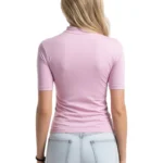 Bluză tip maletă, cu mânecă scurtă,Slimfit din bumbac elastic – confort și stil în fiecare zi - imagine 16